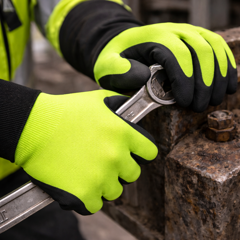 hi vis gloves 