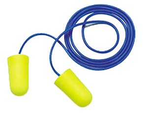 E-A-R® Soft Yellow Neon Corded Ear Plug SNR 36dB