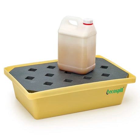 Ecospill 20L Recycled PE Spill Tray with Grate