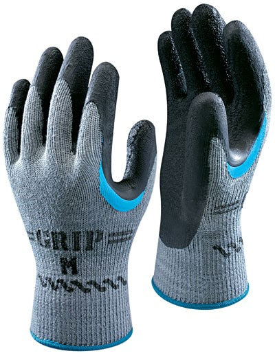 Showa 330 Re Grip Work Gloves Latex Coated Reinforced Thumb