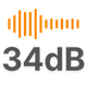 34dB