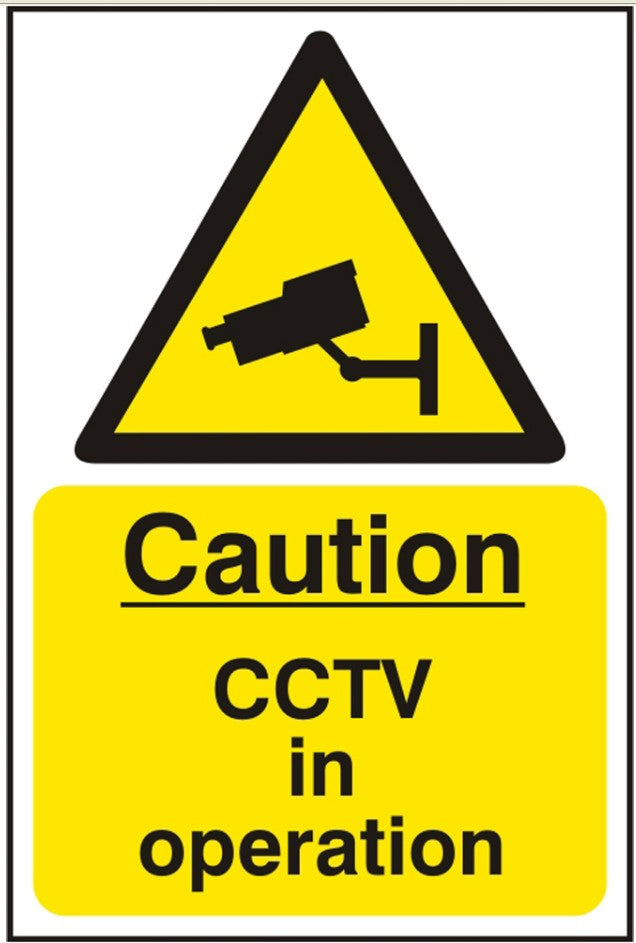 Caution CCTV in operation (SAV) 20 x 30cm Safety Sign