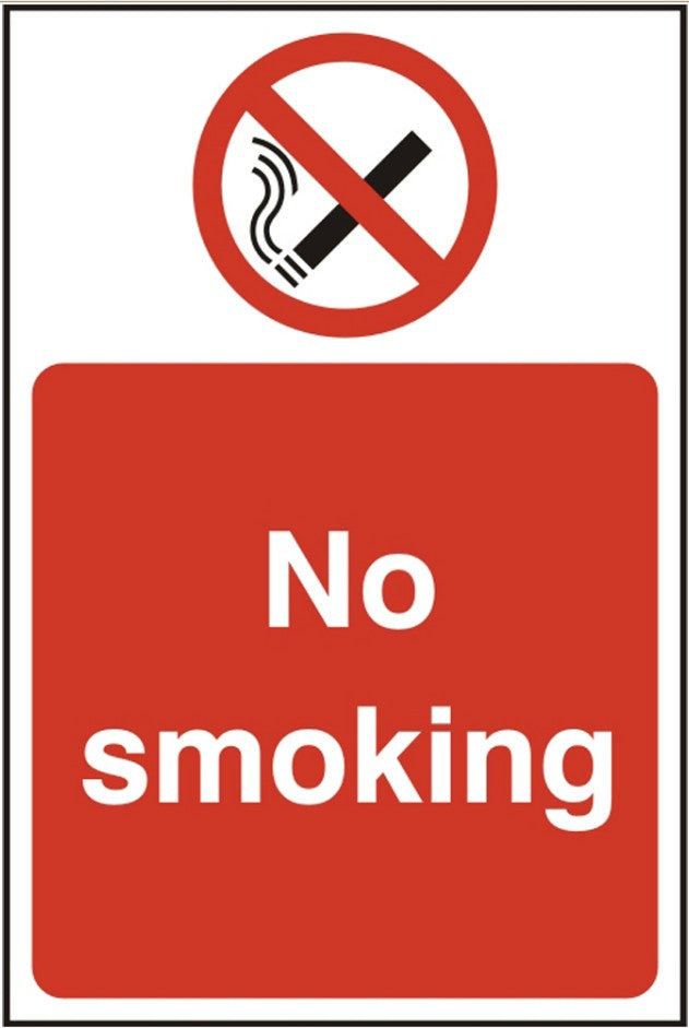 No Smoking (SAV) 20x30cm Safety Sign