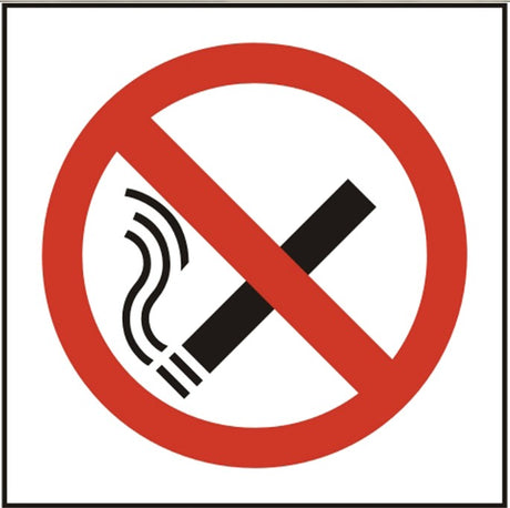 No smoking symbol (SAV) 10x10cm Safety Sign