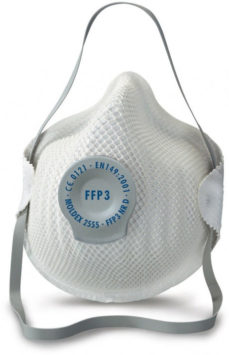Moldex 2555 Classic FFP3 NR D Mask Cup Shaped with DuraMesh Structure x 20