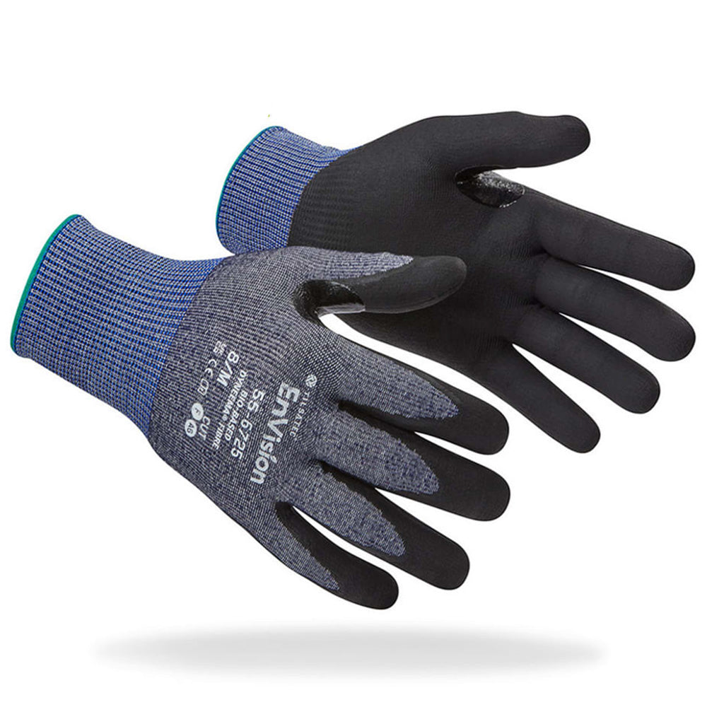 Tilsatec Envision Cut Level F Gloves Touchscreen Compatible Eco-Friendly Work Gloves
