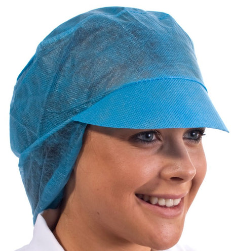 Catering Snood Cap with Peak x 500