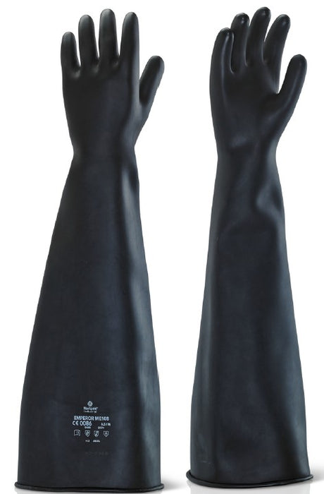 Ansell AlphaTec 87-108 Chemical Protection Gloves 24 Inch Latex Gauntlet