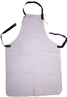 Chrome Leather Apron with Buckle and Strap 36" x 24" ONE SIZE