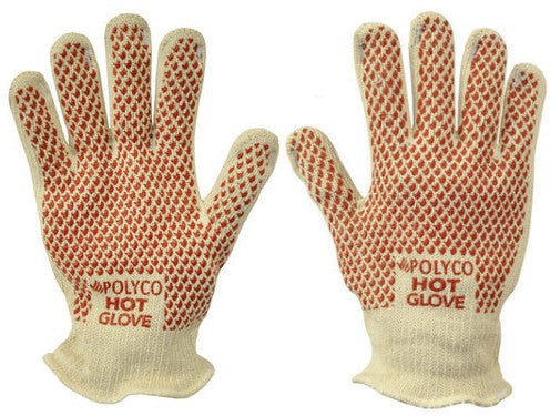 Polyco Hot Glove Heat Resistant Cotton Gloves 250°C Protection