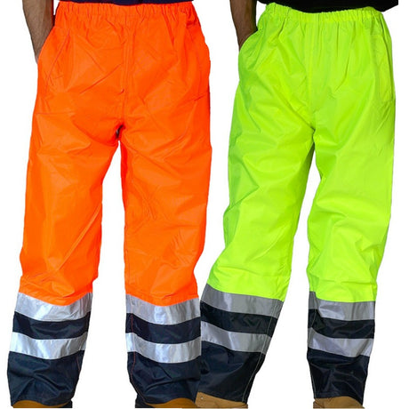 Beeswift Belfry Two-Tone Hi-Vis Waterproof Overtrousers Class 2