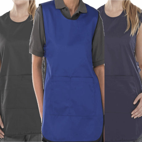 Beeswift Polycotton Tabard With Pocket Adjustable Side Fastening Workwear