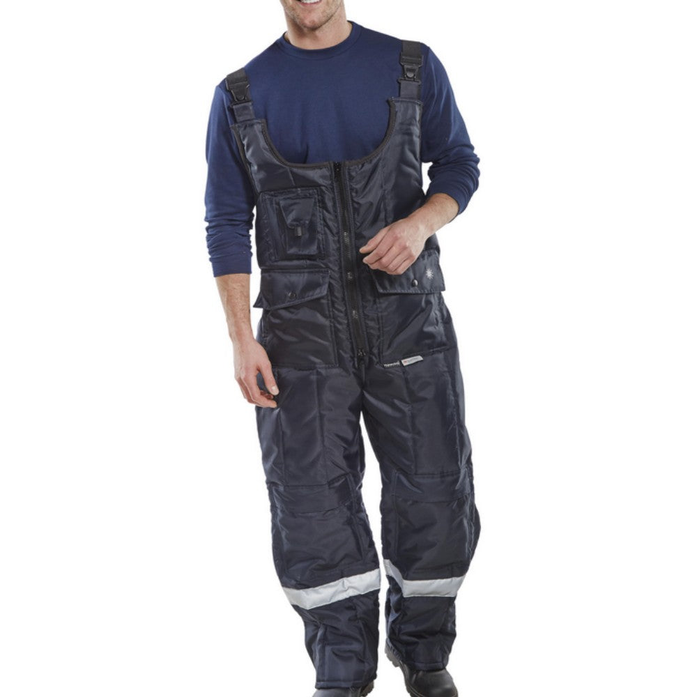 Click Freezer 'Coldstar' 3M Thinsulate Lined Zipped Bib Trousers EN342