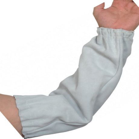 UCi Chrome Leather Arm Sleeves Heavy Duty Industrial Protection Pair