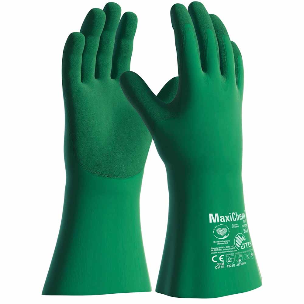 ATG MaxiChem Cut Tritech Chemical Resistant 35cm Gauntlet Gloves