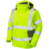 Leo Workwear Exmoor Hi Vis Jacket Waterproof Breathable Class 3