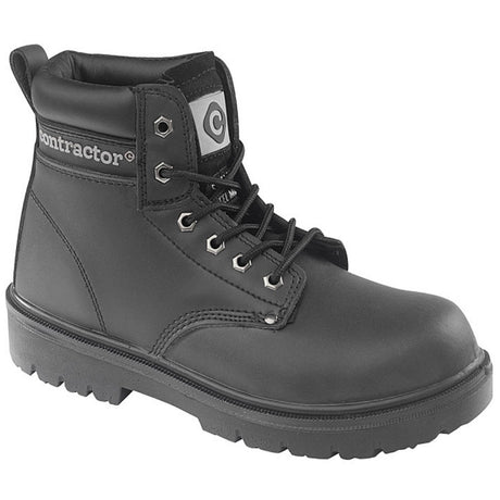 Contractor 802SM Safety Boots Composite Toe Black Leather END OF LINE