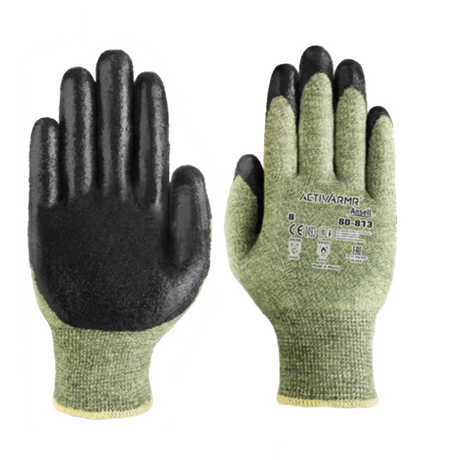 Ansell ActivArmr 80-813 Arc Flash Cut Resistant Work Gloves NFPA 70E