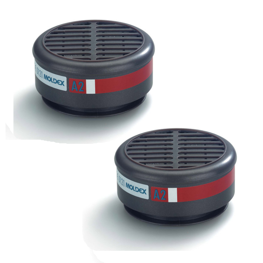 A2 8500 Gas & Vapour Filters for Moldex 8000 Mask Body (Pairs)