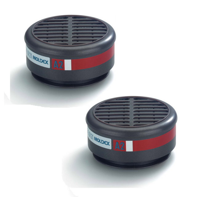 A2 8500 Gas & Vapour Filters for Moldex 8000 Mask Body (Pairs)