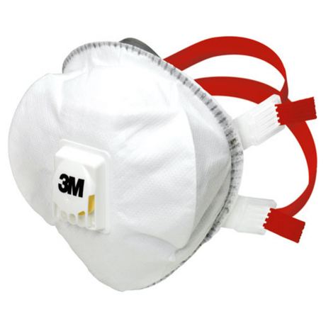 3M 8835 Plus FFP3 Valved Respirator Premium Adjustable Strap