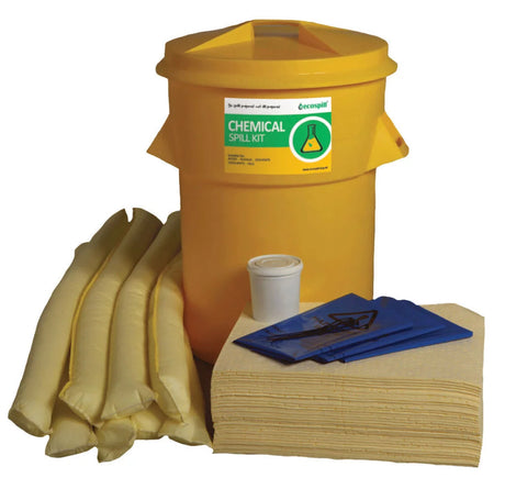 Chemical Circular Bin Spill Kit 90 Litres Acid Alkali Response