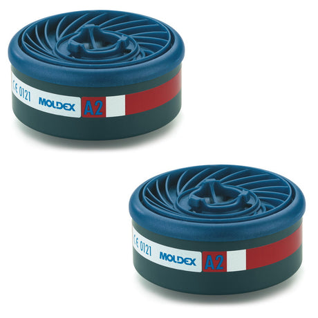 9200 A2 Moldex Gas Filter Cartridges for 7 & 9000 masks / pair