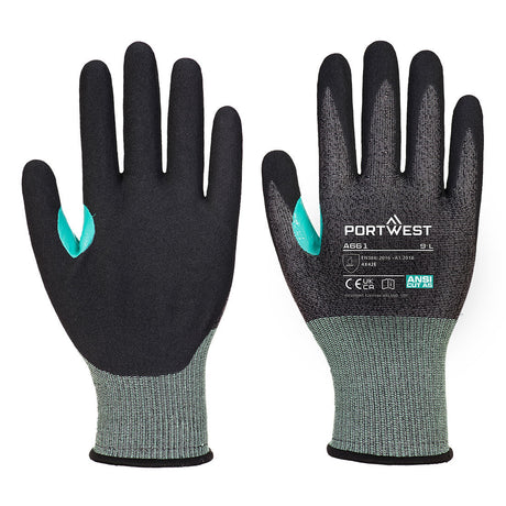 Portwest Cut Resistant Gloves Level E Nitrile Foam A661