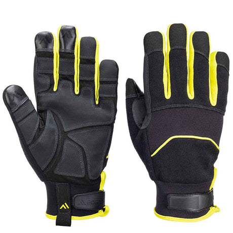Portwest Needle Resistant Gloves Level 5 Puncture Protection Black Yellow