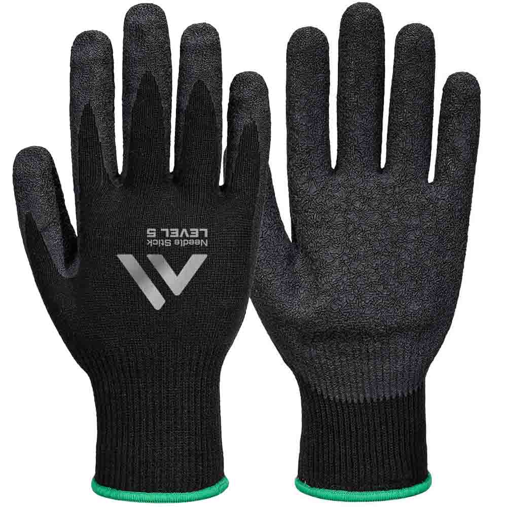 Portwest Needle Resistant Gloves Cut Level F Steel Mesh Work Gloves