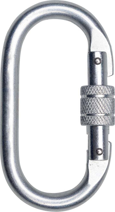 Delta Plus AM002 Screw Carabiner 25kN Steel Fall Protection Pack of 5