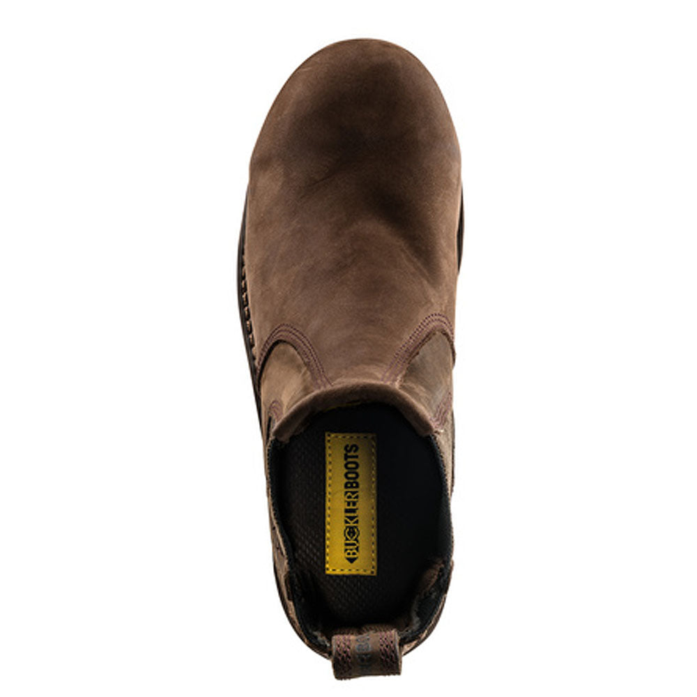 Buckbootz B1150 Hard as Nails Safety Dealer Boot Chocolate Oil