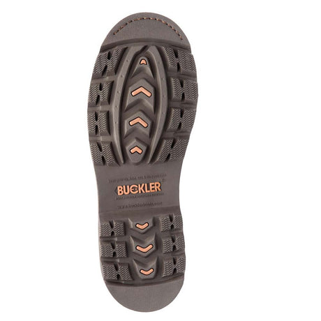 Buckbootz B1555 Hard as Nails Dealer Boot Waxed Brown Crazy Horse Leather Safety Boot