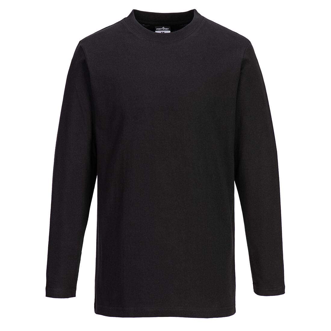 Portwest B196 Turin Long Sleeve T-Shirt 100% Cotton Workwear