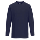 Portwest B196 Turin Long Sleeve T-Shirt 100% Cotton Workwear