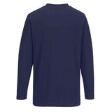 Portwest B196 Turin Long Sleeve T-Shirt 100% Cotton Workwear