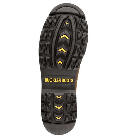 Buckbootz B701 Rigger Boot Brown Crazy Horse Waterproof Safety Footwear