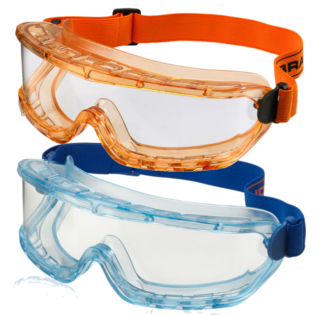 Unvented Clear Premium Anti-Scratch Safety Goggles
