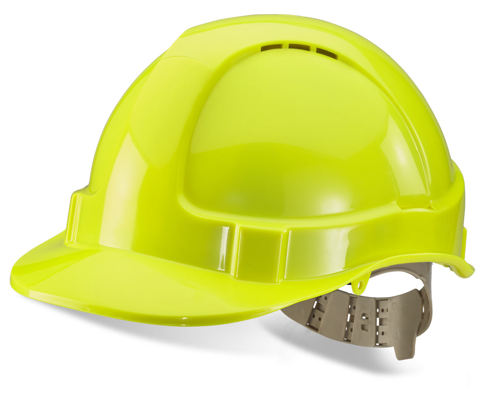 Beeswift Comfort Vented Safety Helmet BBVSH ABS Shell 6-Point Harness