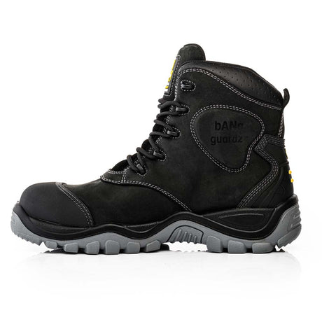 Buckbootz BSH012BK Buckshot Safety Boot Black Ankle Protection S3