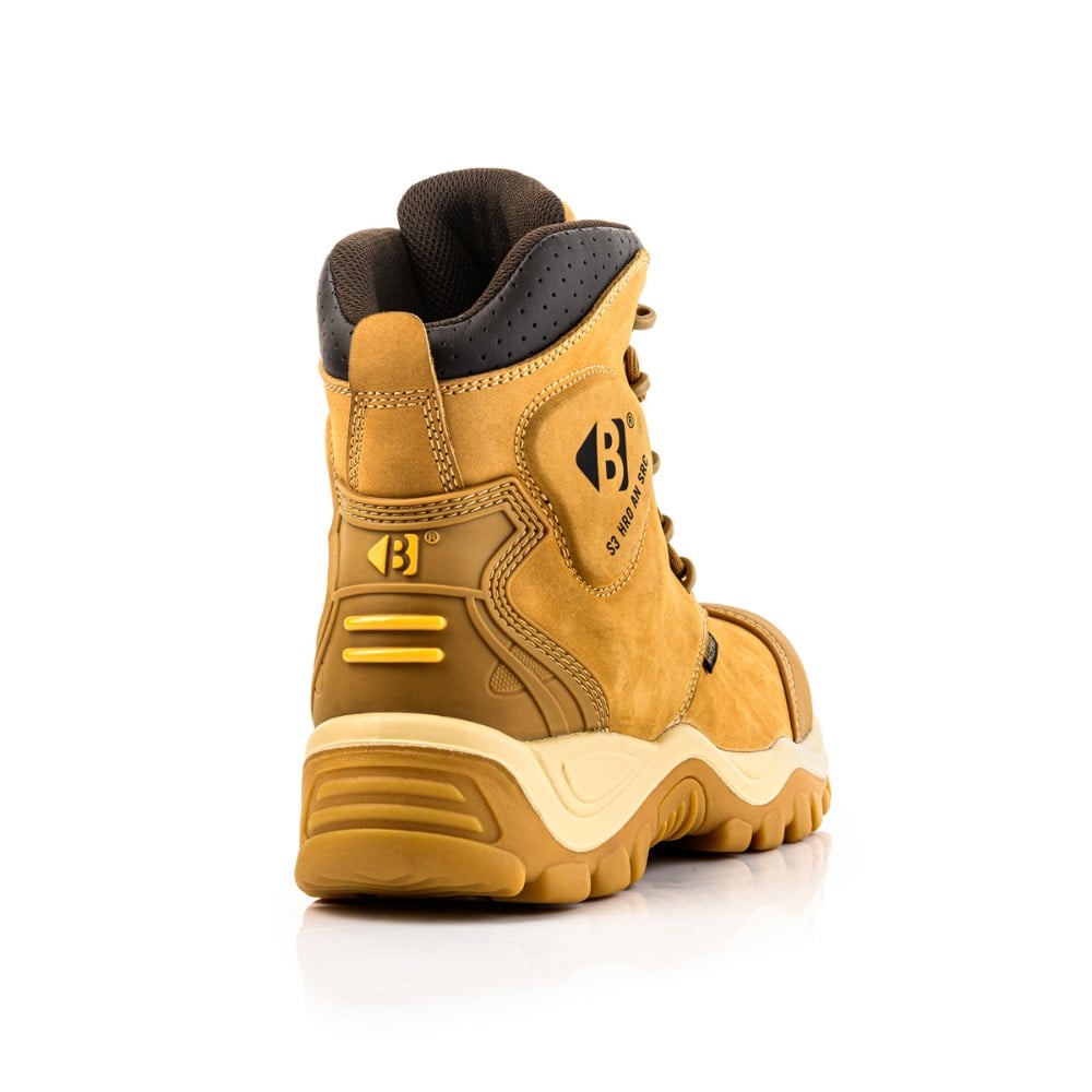 Buckbootz BSH012HY Buckshot Lace Boot Honey S3 Safety Footwear
