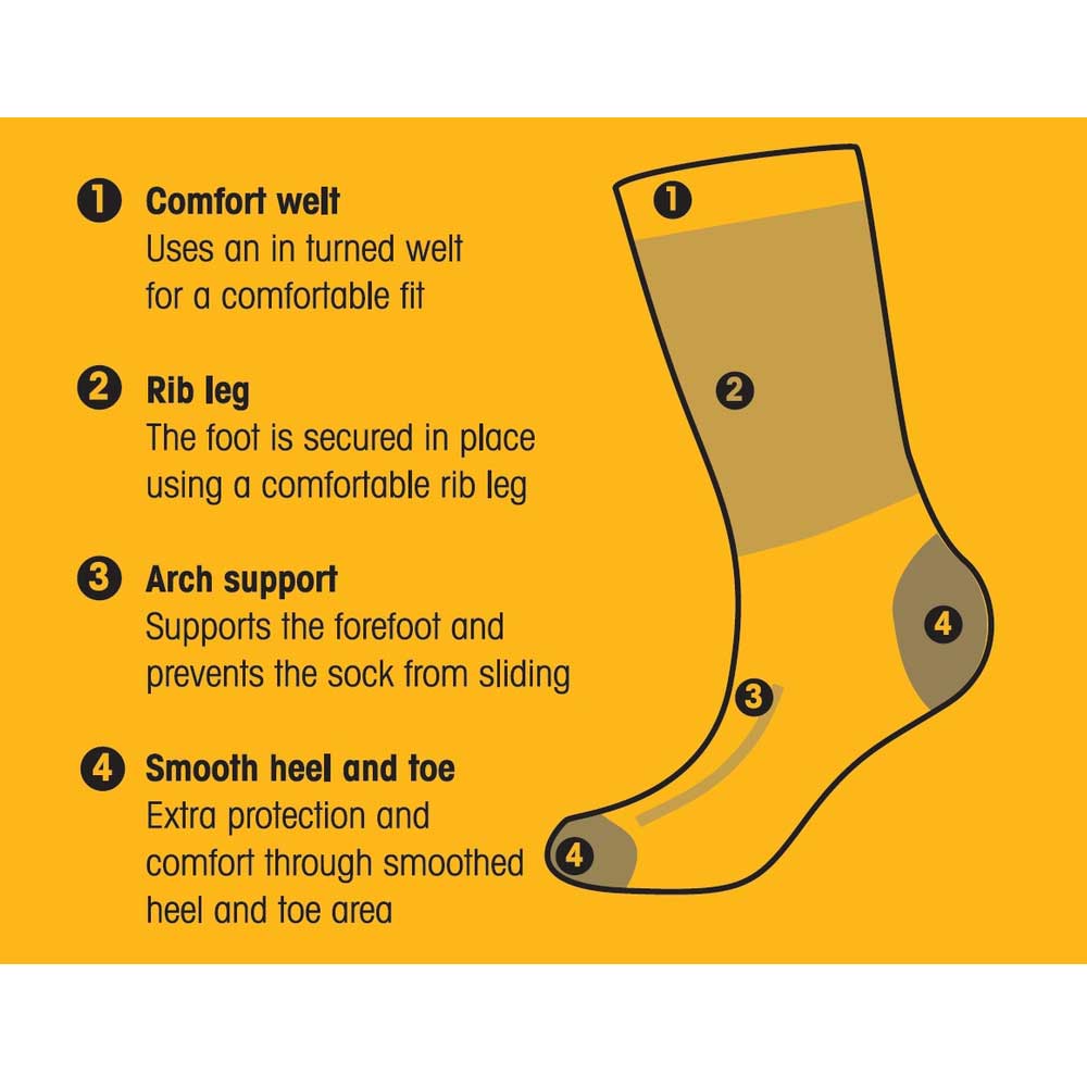 Buckbootz Cool Socks Coolmax® All-Season Work Socks