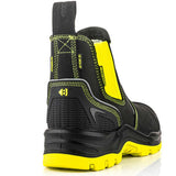 Buckler Boots BuckViz Hi-Vis Safety Dealer Boots Black Yellow Waterproof Metal-Free
