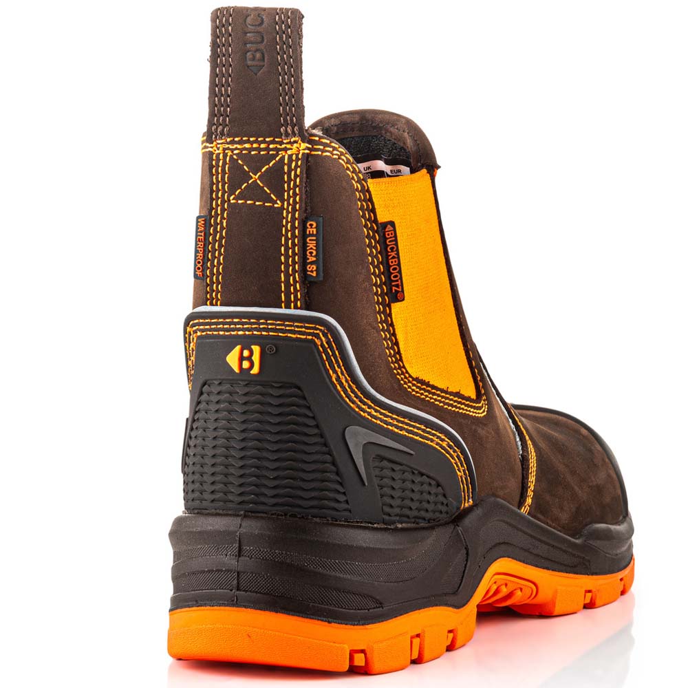 Buckler Boots BVIZ3 Hi Vis Waterproof Safety Dealer Boots S3 Composite Toe