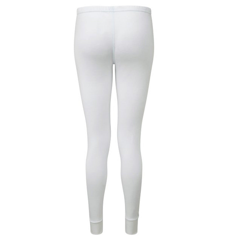 Pulsar Women's White Thermal Base Layer Pants Cold Weather Insulation