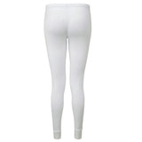 Pulsar Women's White Thermal Base Layer Pants Cold Weather Insulation
