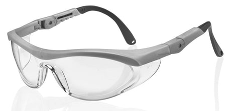 Utah Safety Glasses Clear Lens UV Protection Blue Frame