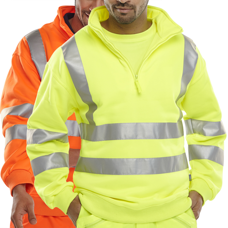 Beeswift Essential Quarter Zip Sweatshirt