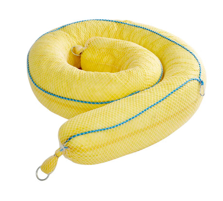 Ecospill Chemical Booms 20cm x 3m Spill Containment 316L Capacity