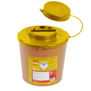 Woodsafe Brown Non-Plastic Biocomposite Sharps Bin 2 Ltr